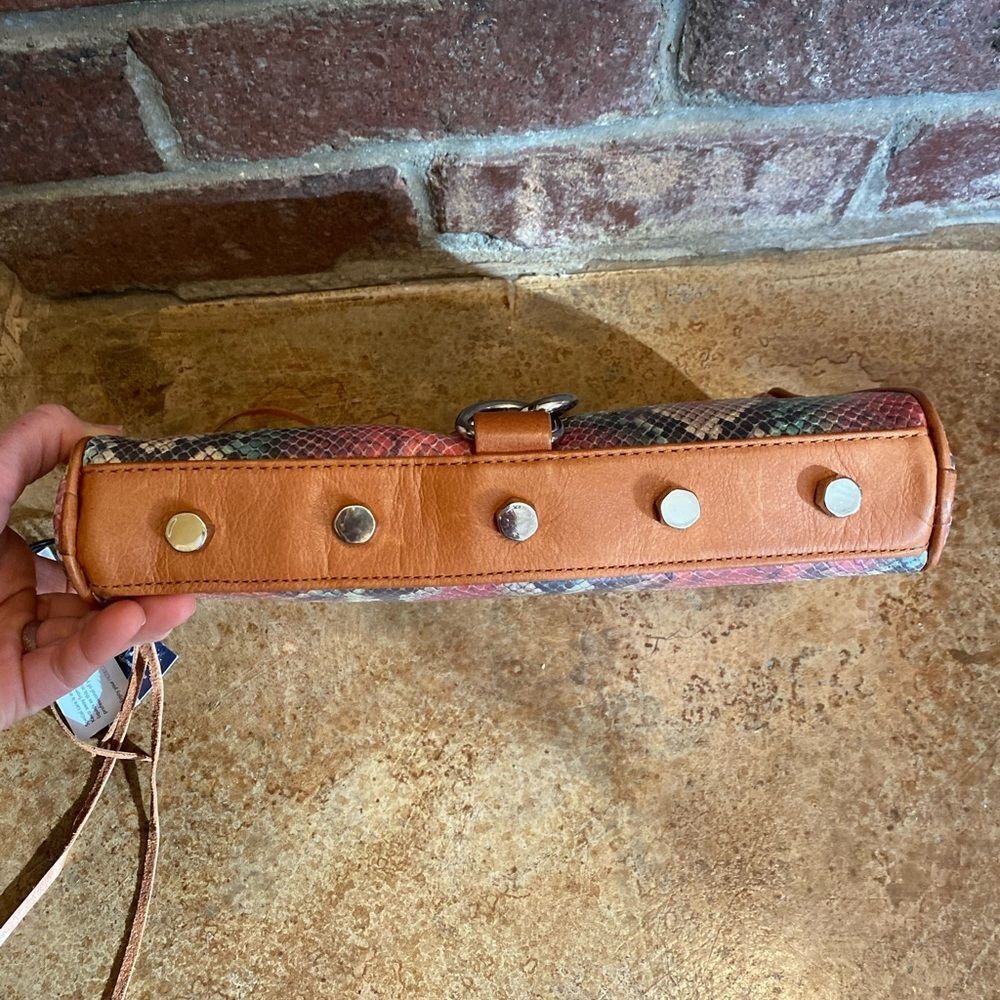 RARE Rebecca Minkoff Multi colored Python Leather… - image 5